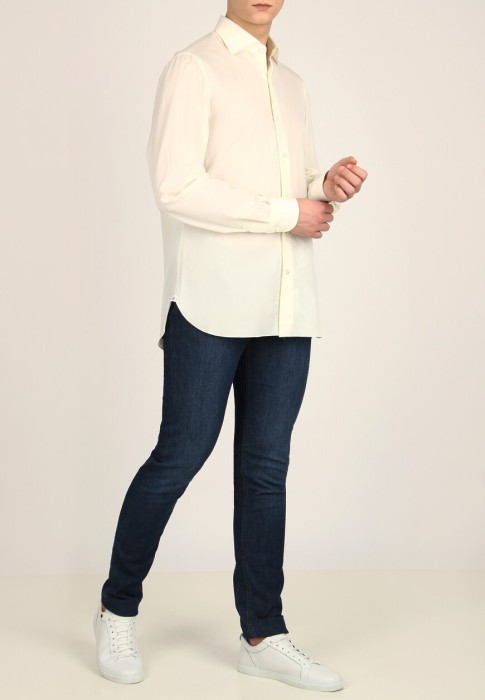 рубашка  из италии вид сбоку