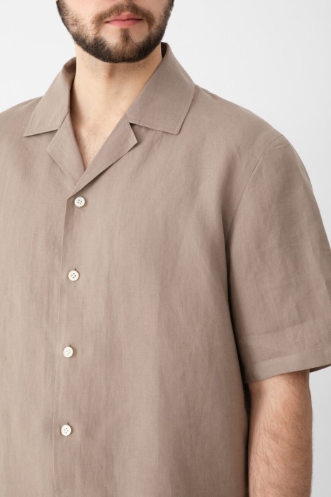 рубашка  из италии вид сбоку