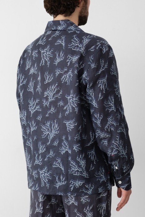 рубашка  от бренда isaia вид слева