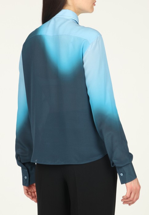 рубашка  из италии вид сбоку