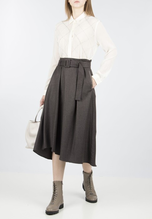 рубашка  из италии вид сбоку