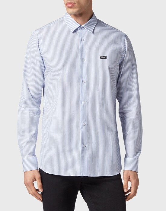 рубашка  от бренда philipp plein вид слева