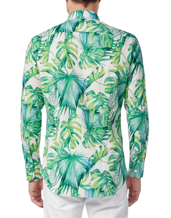 рубашка  из италии вид сбоку