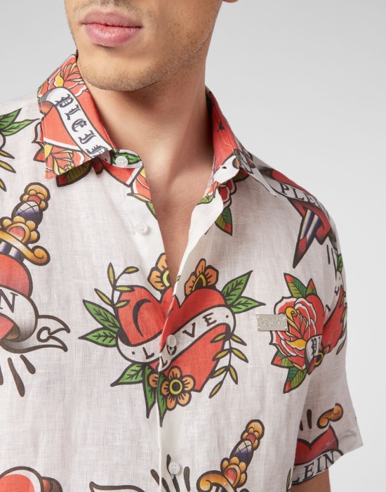 рубашка  из проверенных материалов спереди