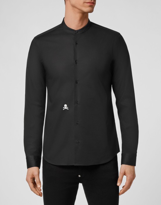 рубашка  от бренда philipp plein вид слева