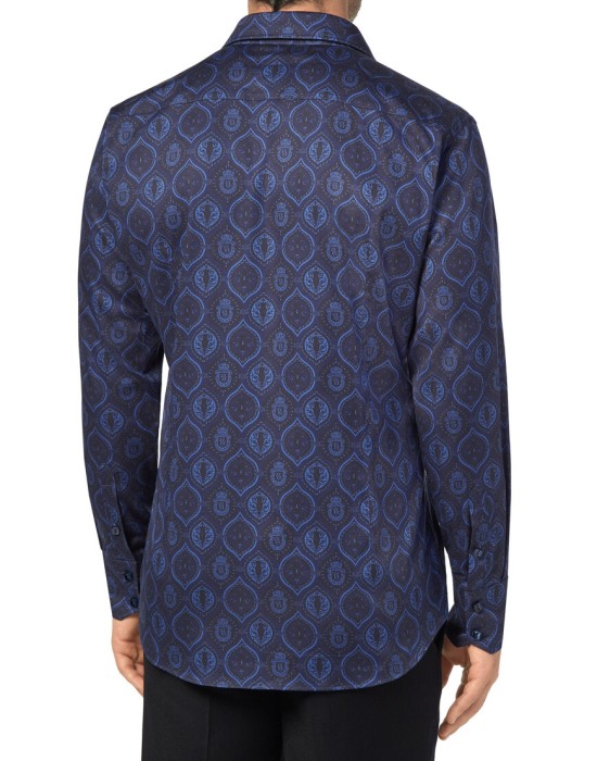 рубашка  из италии вид сбоку