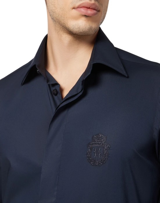 рубашка  из италии вид сбоку