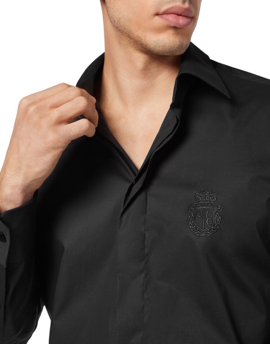 рубашка  из италии вид сбоку