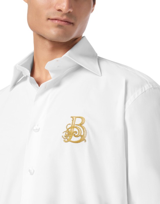 рубашка  из италии вид сбоку