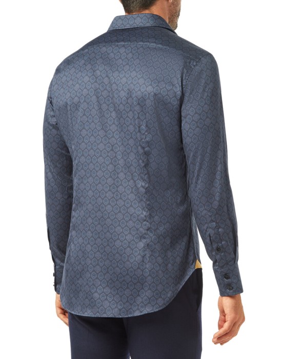 рубашка  из италии вид сбоку