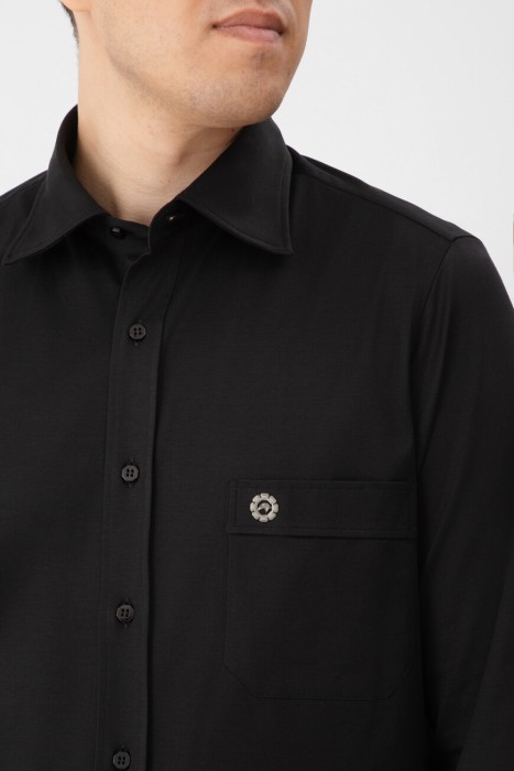 рубашка  из англии вид сбоку