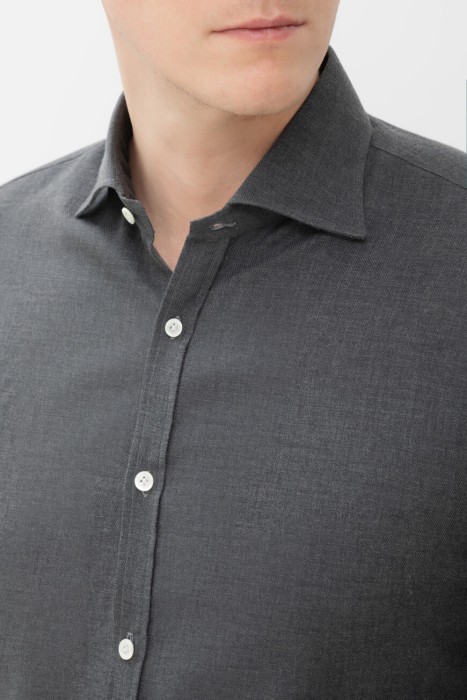 рубашка  из италии вид сбоку