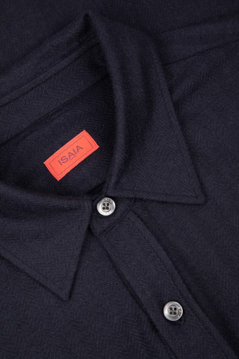 рубашка  из шерсти спереди