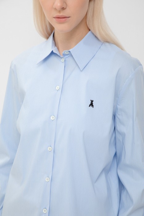 рубашка  из италии вид сбоку