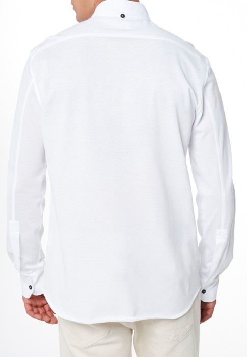 рубашка  от бренда cappellini by peserico вид слева