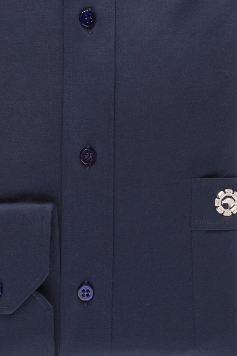 рубашка  из англии вид сбоку