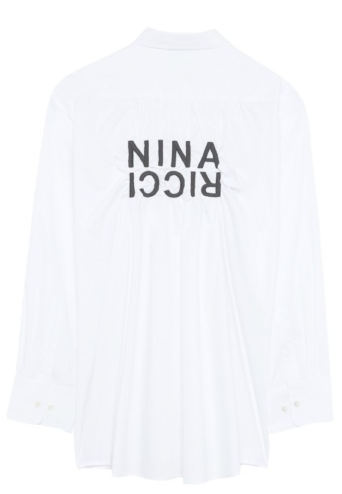 рубашка  от бренда nina ricci вид слева
