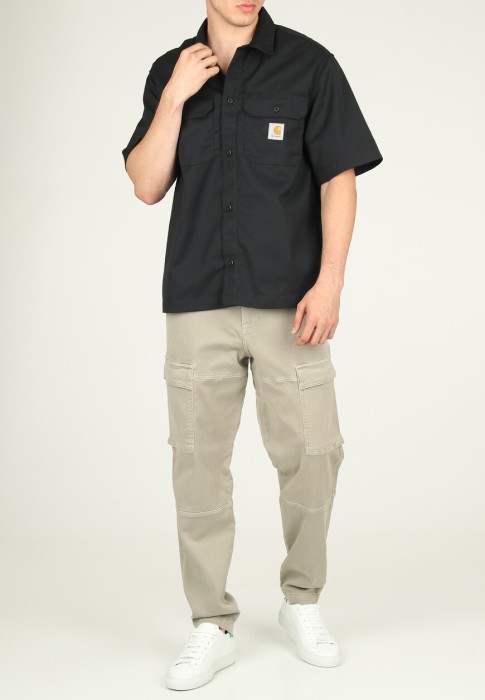 рубашка  от бренда carhartt wip вид слева