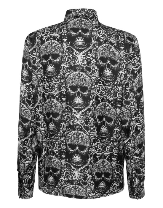 рубашка  от бренда philipp plein вид слева