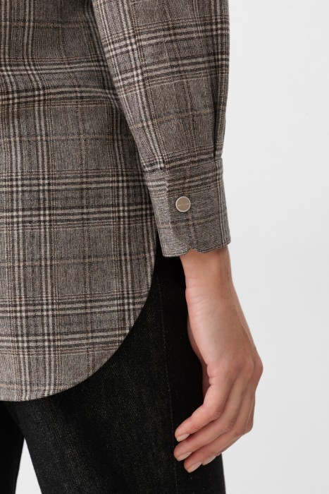 рубашка  из хлопка спереди