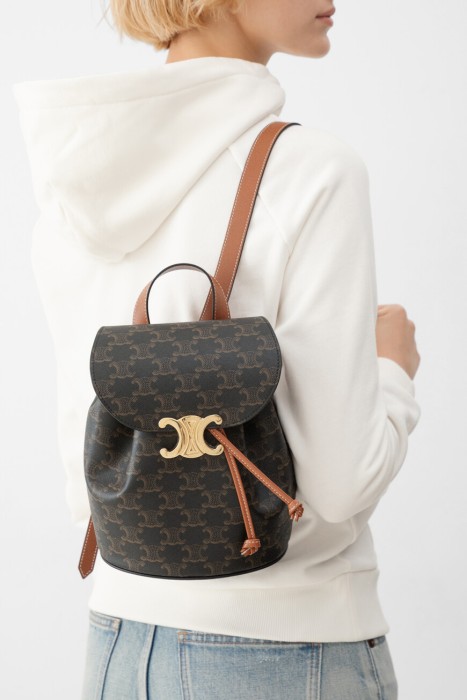 рюкзак  модель bonnie от бренда celine вид слева