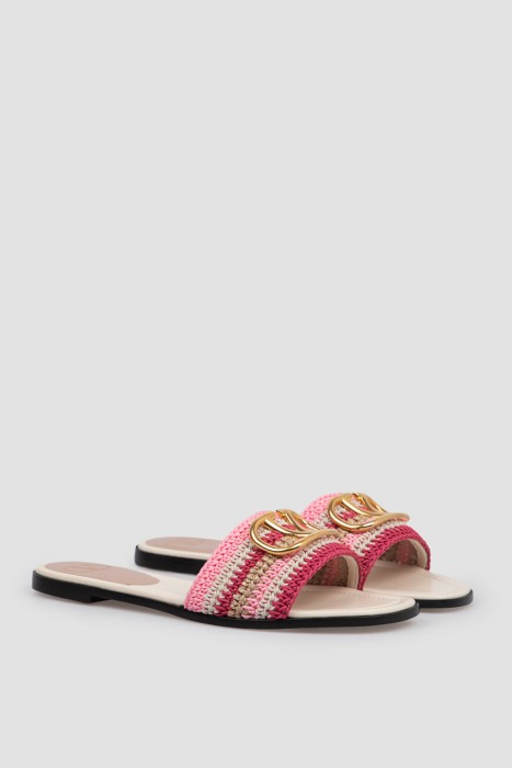 сандалии  модель slide из италии вид сбоку