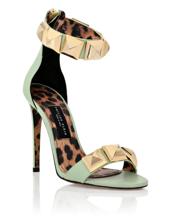 сандалии  от бренда philipp plein вид слева