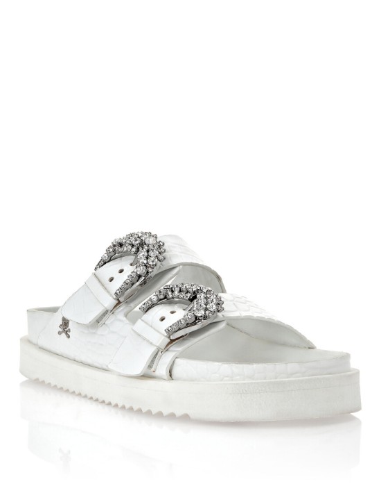 сандалии  от бренда philipp plein вид слева