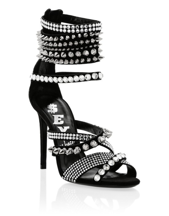 сандалии  от бренда philipp plein вид слева