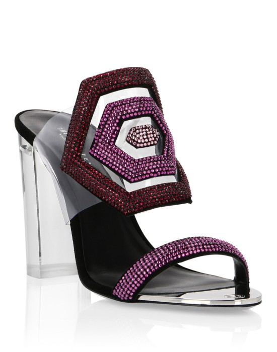 сандалии  от бренда philipp plein вид слева