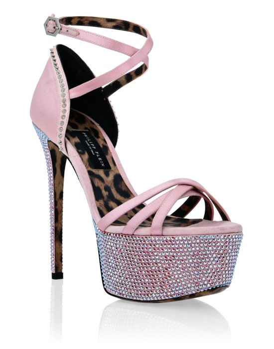 сандалии  от бренда philipp plein вид слева