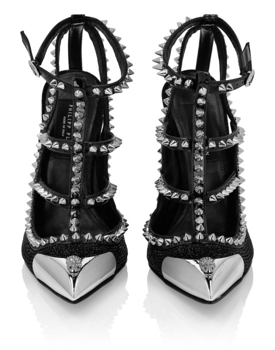 сандалии  от бренда philipp plein вид слева