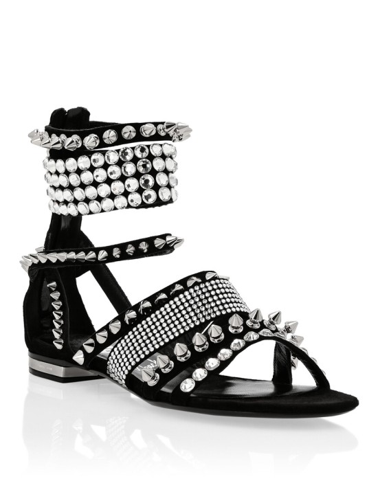 сандалии  от бренда philipp plein вид слева