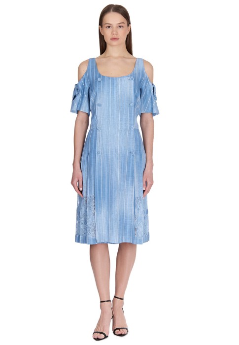 сарафан  от бренда ermanno scervino вид слева