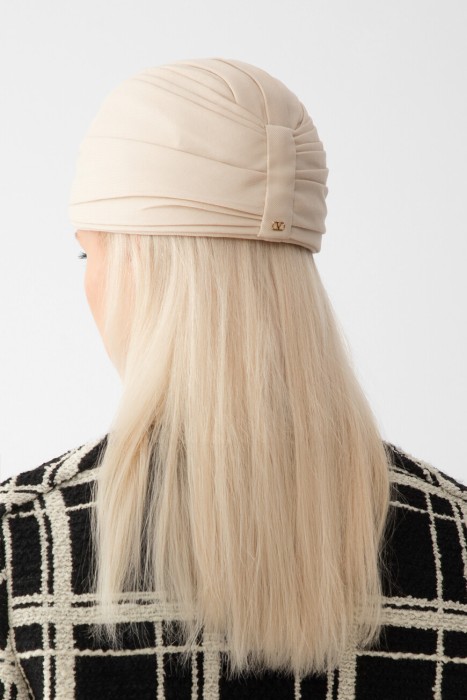 шапка-тюрбан  из италии вид сбоку