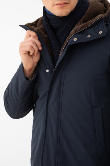 шарф  модель из коллекции winter riviera от бренда paul&shark вид слева