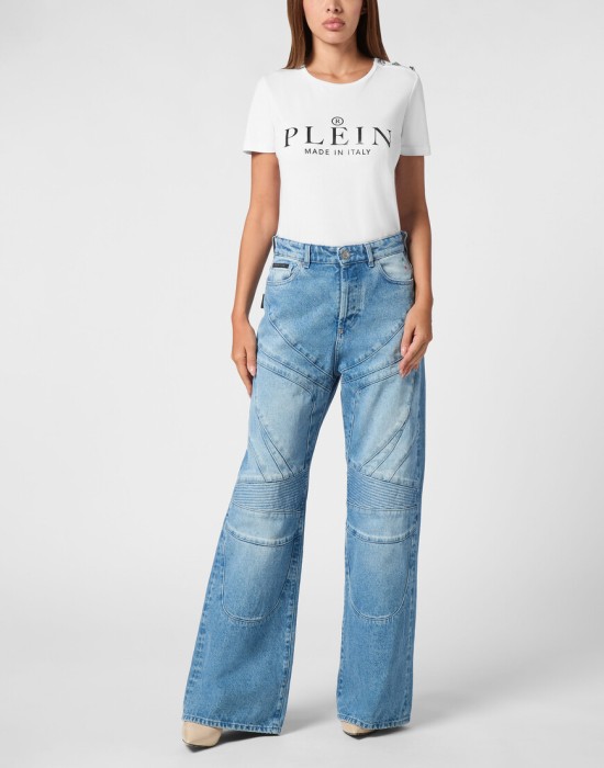 широкие джинсы  по цене 45220 руб вид справа