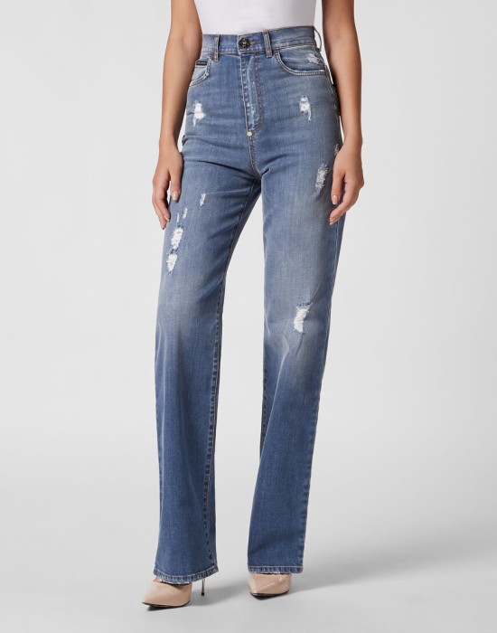 широкие джинсы  FACC-WDT2395-PDE004N_07BS фотография