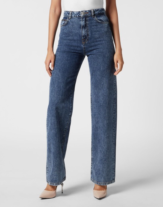 широкие джинсы  SADC-WDT2484-PDE004N_14BR фотография