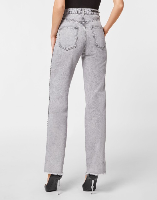 широкие джинсы  из америки вид сбоку