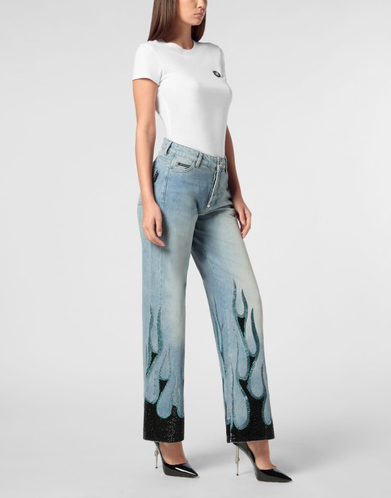 широкие джинсы  по цене 193026 руб вид справа