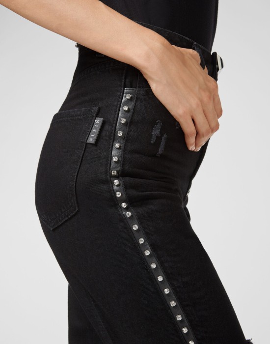 широкие джинсы  из америки вид сбоку