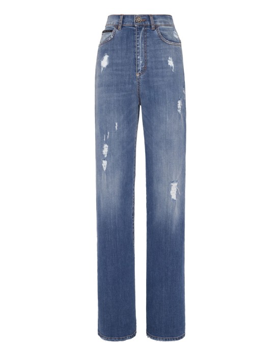 широкие джинсы  по цене 49616 руб вид справа