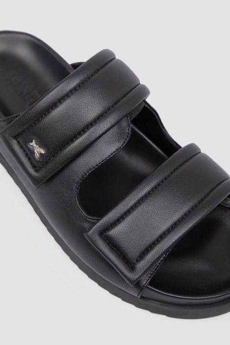 шлепанцы  модель fly из кожи спереди