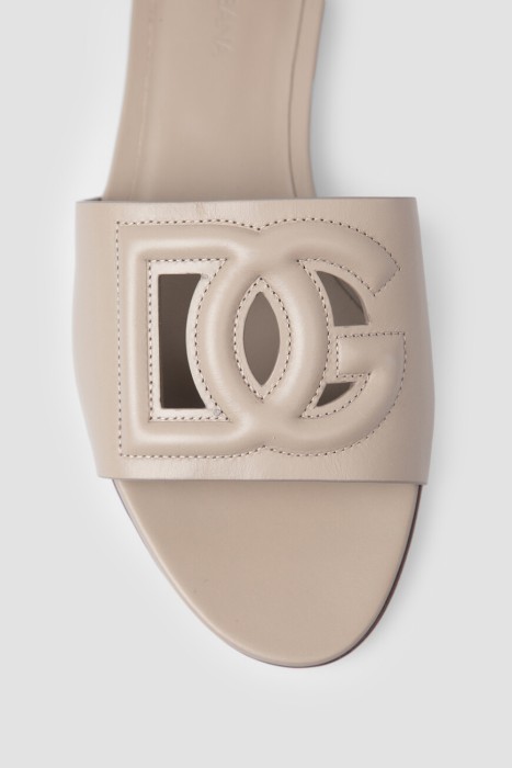 шлепанцы  модель из линейки bianca из льна спереди