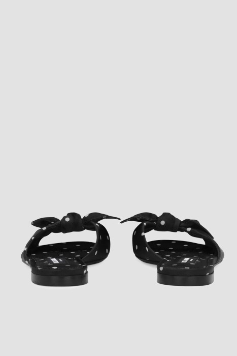 шлепанцы  модель линии bianca из льна спереди