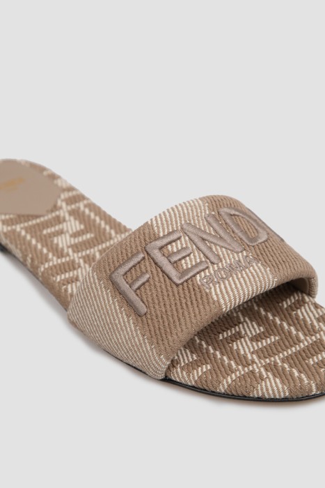 шлепанцы  модель sunshine из хлопка спереди