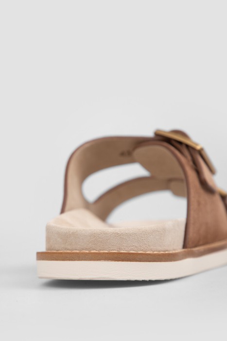 шлепанцы  модель urban универсального стиля с лицевой стороны