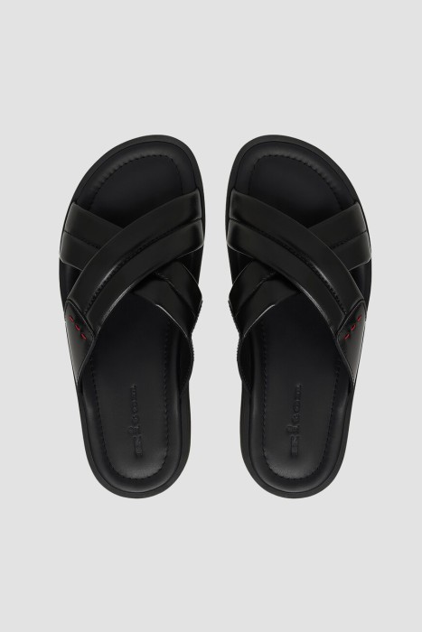 шлепанцы  от бренда kiton вид слева