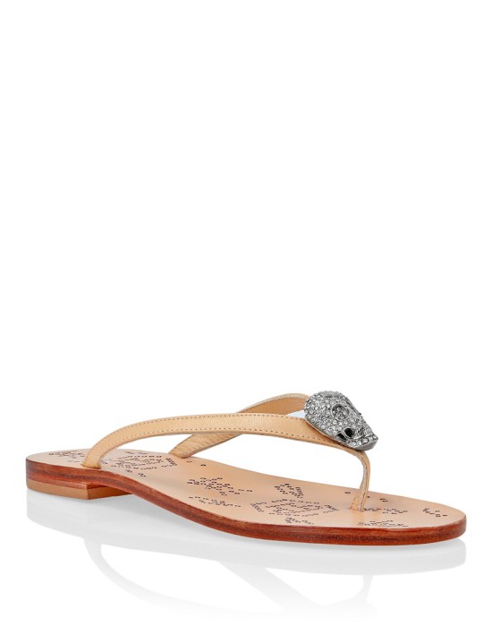 шлепанцы  от бренда philipp plein вид слева